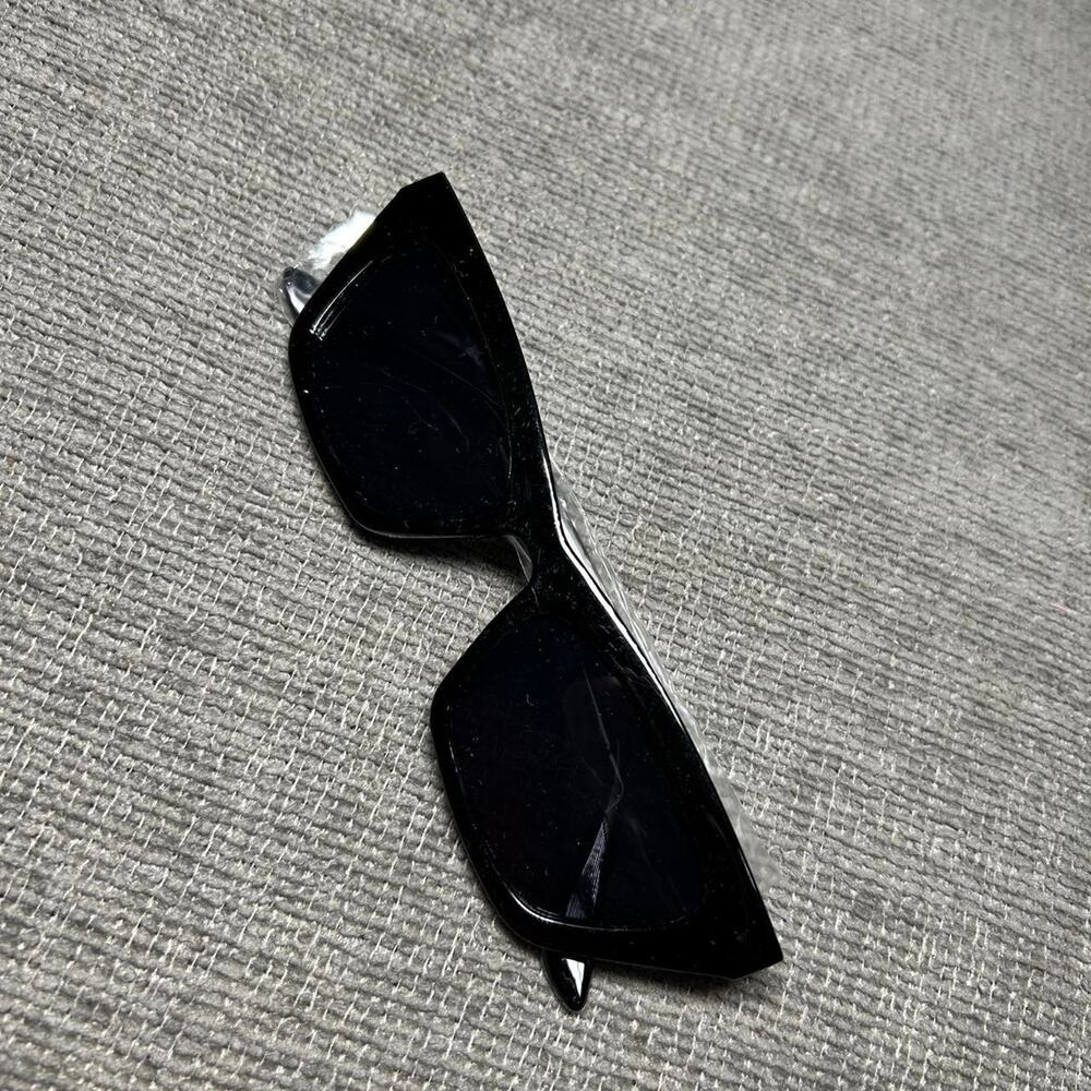 Black sunglasses with a retro